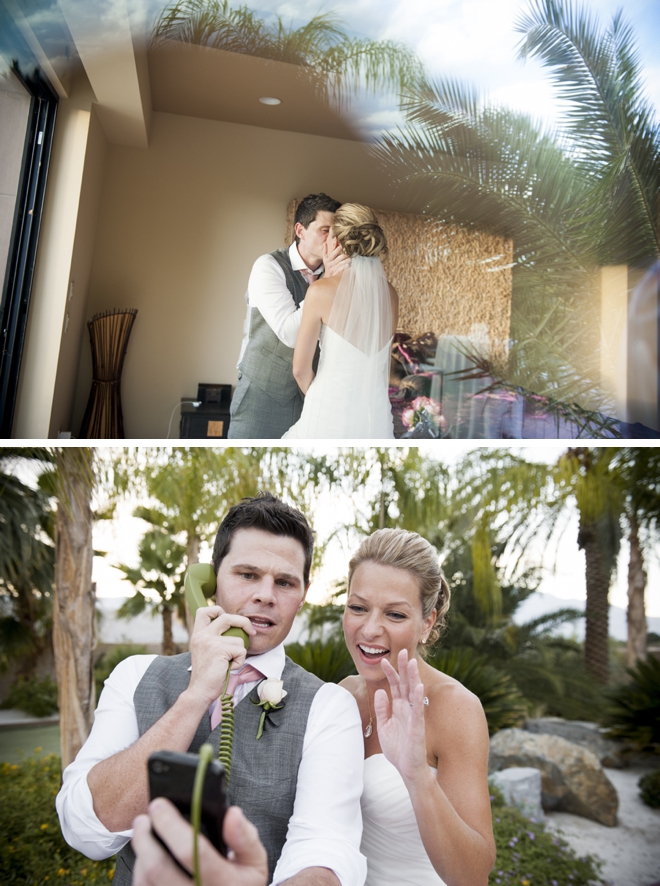Poolside Palm Springs Wedding by Viera Photographics