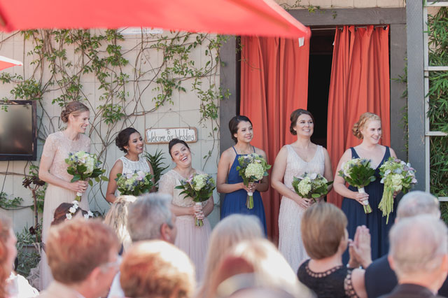 A teacher and a graphic designer marry in a funky art gallery wedding in Sausalito by Vivian Chen Photography